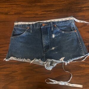 Wangler Denim Men’s Cutoff Shorts